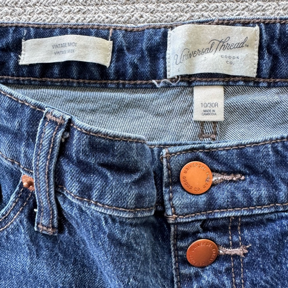 Universal Thread Classic Medium Blue Vintage Midi… - image 3